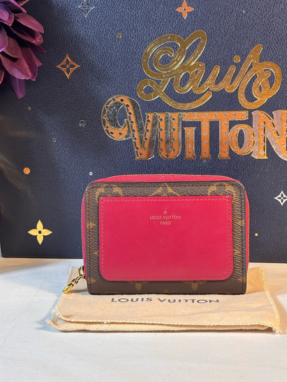 Louis Vuitton Lou Wallet Fuchsia